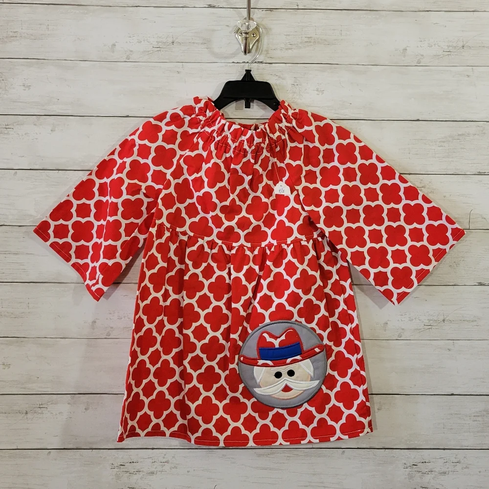 Little Girls Handmade Ole Miss Rebels Mississippi Football Team Dress Size‎ 4/5